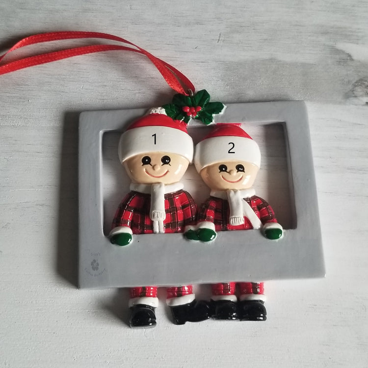 Family Christmas Ornaments (2-6 ppl)