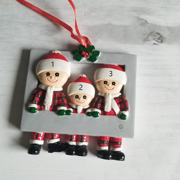 Family Christmas Ornaments (2-6 ppl)