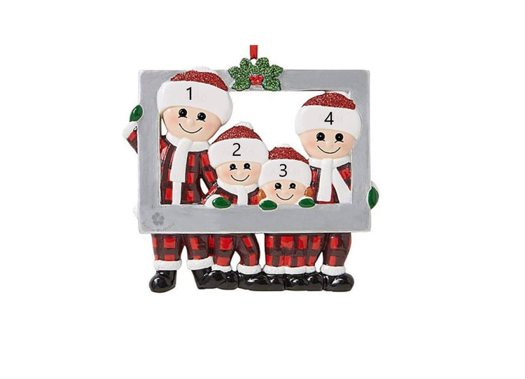 Family Christmas Ornaments (2-6 ppl)