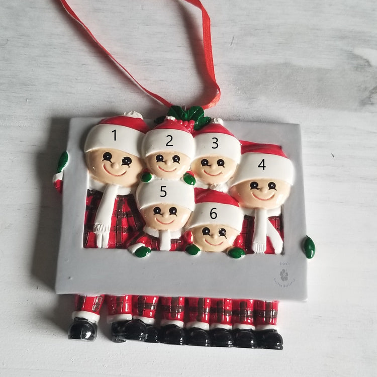 Family Christmas Ornaments (2-6 ppl)