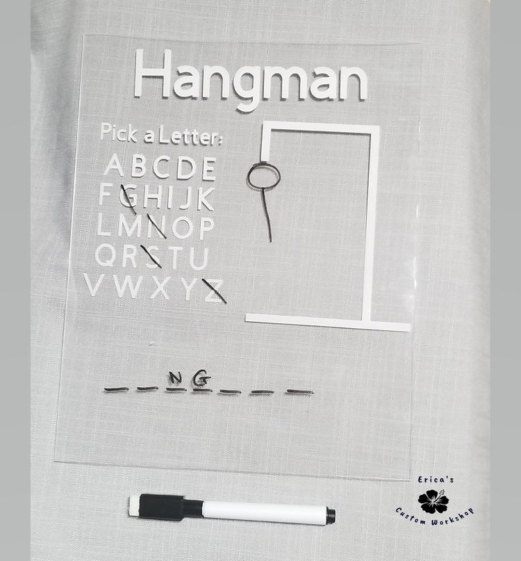 Dry erase travel size game boards