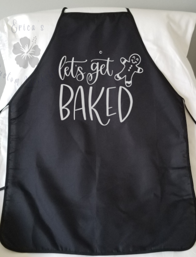 Black Polyester apron