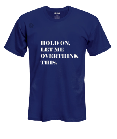 navy blue cotton tshirt