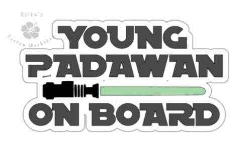 Young Padawan On Board Decal