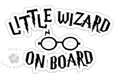 Little Wizard On Board Decal